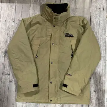 새상품급 FIRST DOWN 나일론 자켓 플리스 탈부착 가능 베이지 L