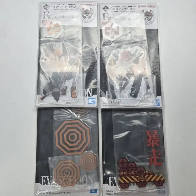 미개봉 새상품 ) 에반게리온 F상 아크릴 스탠드 4종 세트