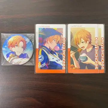 프로세카 시노노메 아키토 ePick card 글리터 캔뱃지 세트