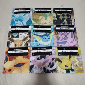 핸드 타월 Eevee Collection 컴플리트 세트 전 9종 세트