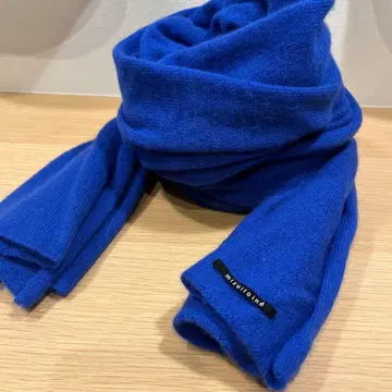 mizuiroind 캐시미어 머플러 스톨 파랑