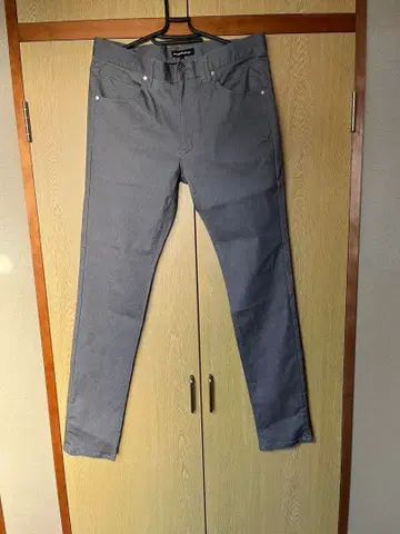 semirdesign 슬림 핏 그레이 팬츠