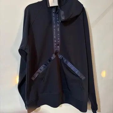 브리핑 완판템 LOGOTAPE 후드티 릴랙스 핏 네이비 L