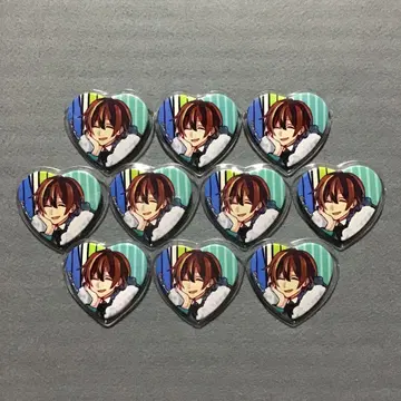 스튜디오 와사비 늑대 게임 소시로 하트 캔뱃지 세트