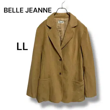 BELLE JEANNE 베이지 테일러드 코트 LL 어깨 패드 없음 베이지