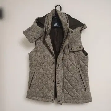 TORNADO MART 그레이 퀼팅 베스트