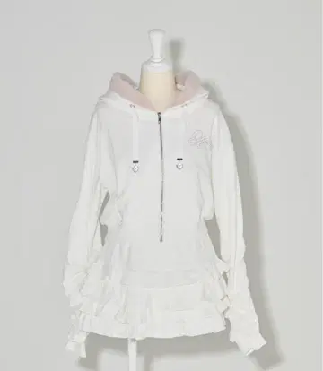 pium 후드 퍼 후드티 셋업