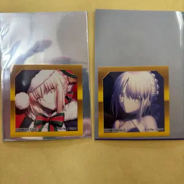 FGO 최종 재림전 혜택 스티커 아르토리아 알타 2종