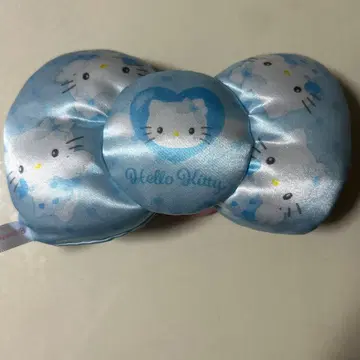 헬로키티 리본 헤어 액세서리 스카이블루 천사