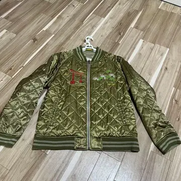 리버서블 전체 자수 스카잔