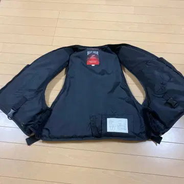 BEST GEAR 구명 조끼 F 블랙/레드