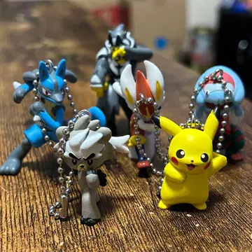 포켓몬 볼체인 피규어 6개 세트 피카츄 외