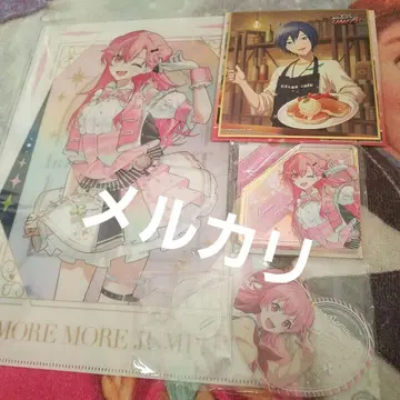 모모이 아이리 아크릴 블록 피쿠리아 클리어 파일 감사제 프로세카 모모자