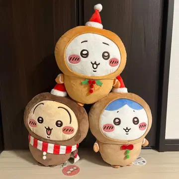 치이카와 (먼작귀) 진저맨 BIG 봉제 인형 전 3종 세트