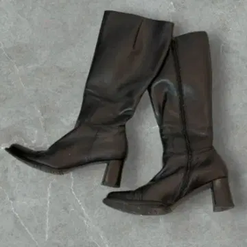 새상품급 블랙 롱 부츠 BELLEBELLE [ 23.0 ]