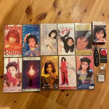 사카이 노리코 8cm 싱글 10장 세트 & 카세트 & 투어 굿즈