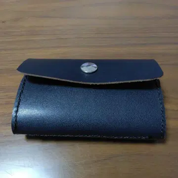천연 가죽 소가죽 컴팩트 핸드메이드 지갑