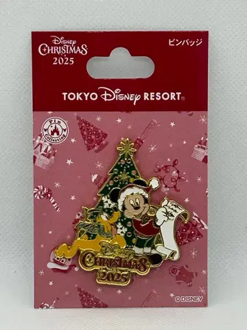 디즈니 크리스마스 2025 핀 배지