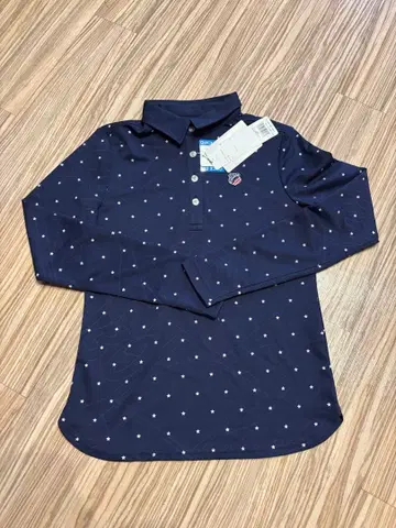 [ 미사용 새상품 ] 캘러웨이 골프 긴팔 피케 셔츠 별 패턴 여성용