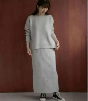 상의 x 스커트 니트 셋업