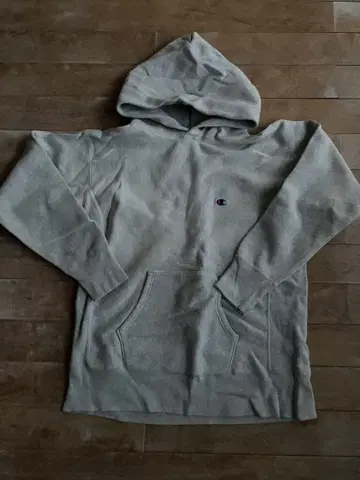 Champion Reverse Weave 워머 후드티 L 그레이