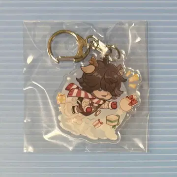 오프라인 이벤트 크리스마스 아크릴 키링 항공 엔지니어