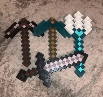 [중고품] Minecraft 곡괭이 칼 세트