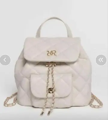 RANDA 퀼팅 디자인 백팩 아이보리