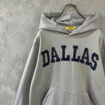 빈티지 후드티 후디 빅 로고 그레이 속기모 구제 의류 IW21