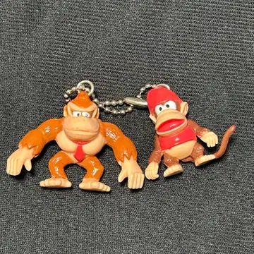 당시물 돈키콩 & 디디콩 키링 레트로