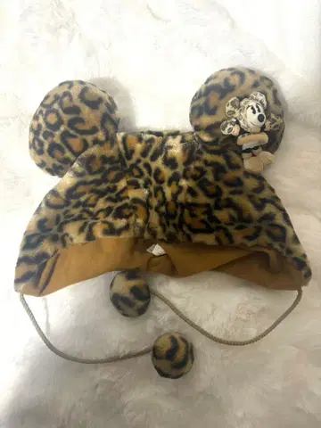 미니 레오파드 무늬 팬캡 디즈니 구형