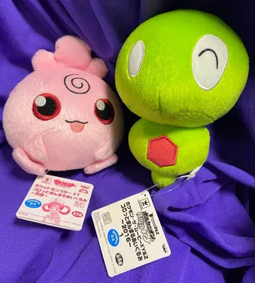 포켓몬 코로토 만마루쨩 봉제 인형 [지그재구리 코어] [푸린] 세트