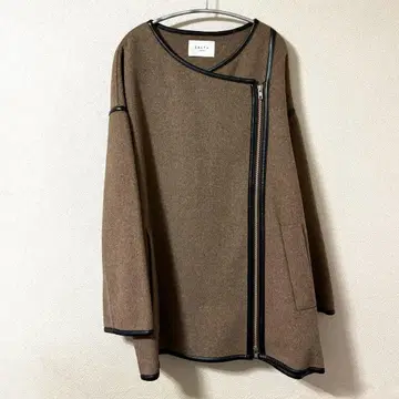 SALT+JAPAN [솔트 플러스 재팬] 메리노울 파이핑 숏코트