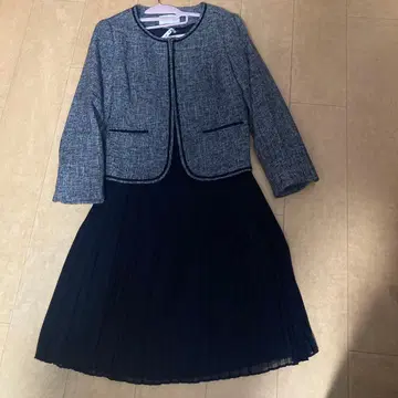 anySis 트위드 자켓과 스커트 세트
