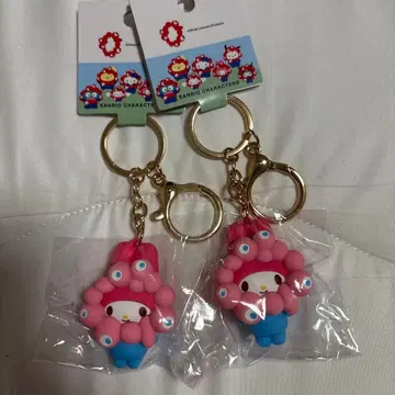 산리오 미야쿠미야쿠 키링 파스텔 노멀 마이멜로디 세트