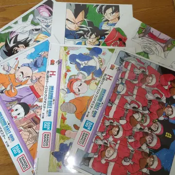 제일복권 드래곤볼 40th 그 첫 번째 H상 클리어 포스터 6종