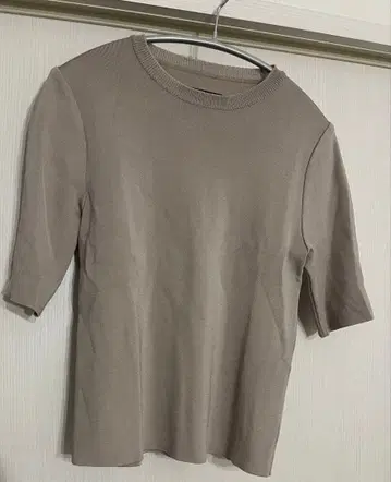 UNITED TOKYO 반팔 니트 베이지