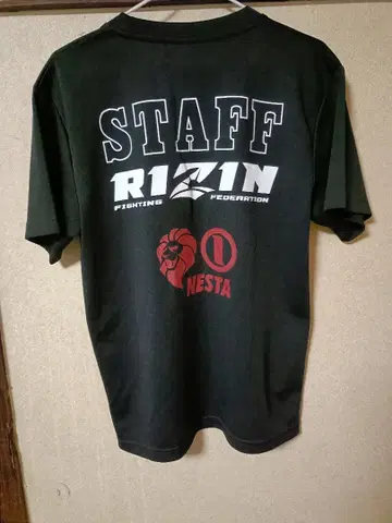 RIZIN STAFF T셔츠 블랙