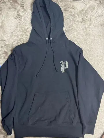 팻랭크 후드티 블랙