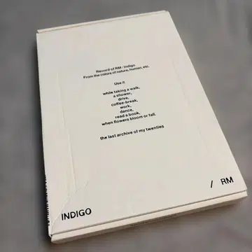 새상품급 INDIGO / RM 한정판 CD