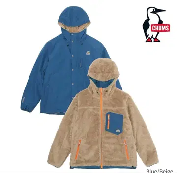 CHUMS 엘모 고어텍스 윈드스토퍼 리버서블 후디