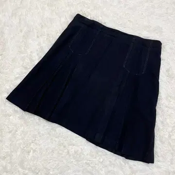 레어 [빅 사이즈] 19호 5L EastBoy 플리츠 스커트 블랙