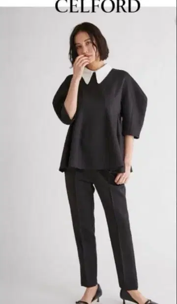 CELFORD 블랙 분또 셋업