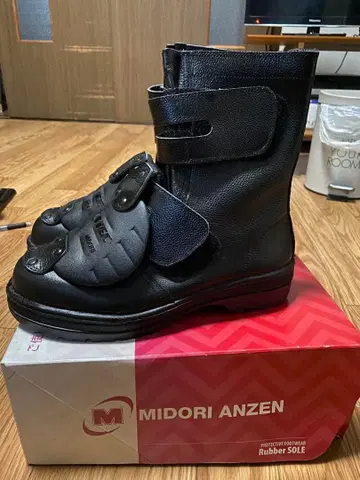 MIDORI ANZEN 워크 부츠 블랙, 용접