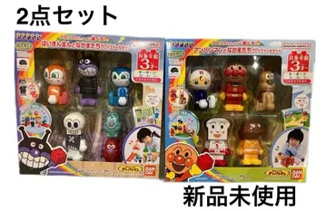 호빵맨 블록라보 블록인형 2개 세트