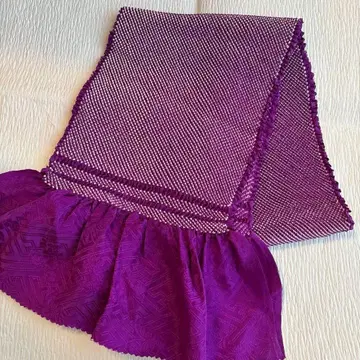 순수 실크 총 쥐어짜기 오비 장식 천 성인식 후리소데