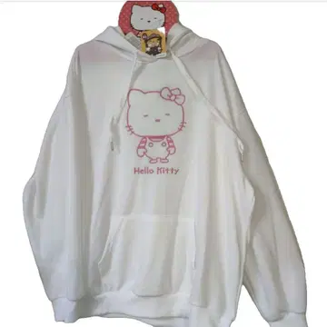 새상품 니시무라 유우지 x 산리오 헬로키티 자수 풀후드티 L 돈키