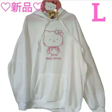 새상품 니시무라 유우지 x 산리오 헬로키티 자수 풀후드티 L 돈키