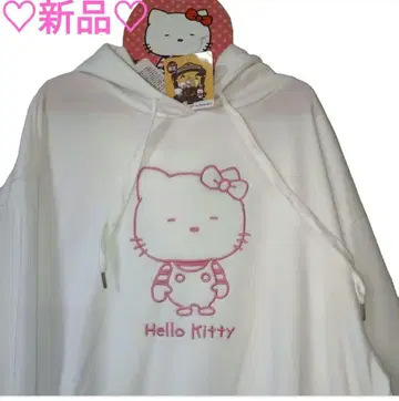 새상품 니시무라 유우지 x 산리오 헬로키티 자수 풀후드티 L 돈키