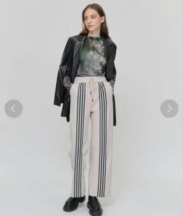 A+TOKYO 프론트 라인 저지 팬츠 라이트 그레이 이지 팬츠